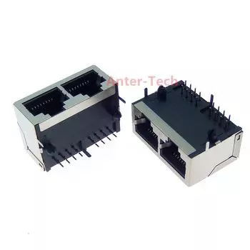 1 шт., металлический 8-контактный разъем RJ45, 1 шт.