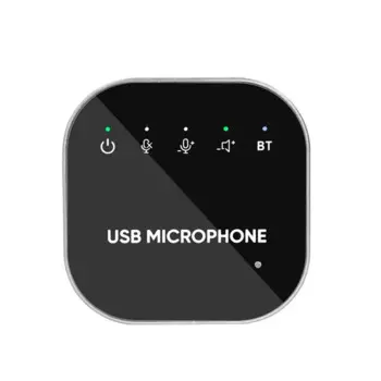 1 шт., микрофон для записи в прямом эфире, настольный USB-спикерфон для конференций, микрофон, встроенный динамик, практичные аксессуары