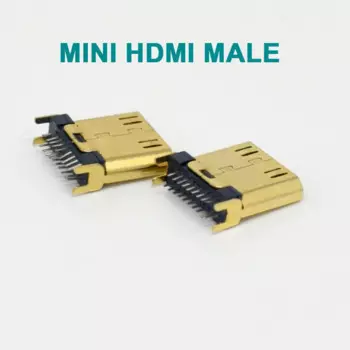 1 шт. Мини позолоченный HDMI 1,6 мм 19Pin печатная плата шасси SMD разъем Штекерный разъем