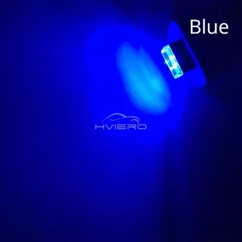 1 шт., мини-USB-светильник, моделирующий светодиодный автомобильный окружающий светильник, неоновый интерьерный фонарь, автоаксессуары, 4 вида ламп, цвета
