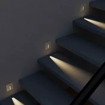 1 шт., миниатюрный светодиодный напольный светильник, 12 В, 24 В, 1 Вт, IP67