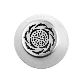 1 шт. MRF из нержавеющей стали, русский цветок тюльпана, насадка для десерта, насадка для украшения тортов, кексов, глазурь, насадки для глазури # БНО54