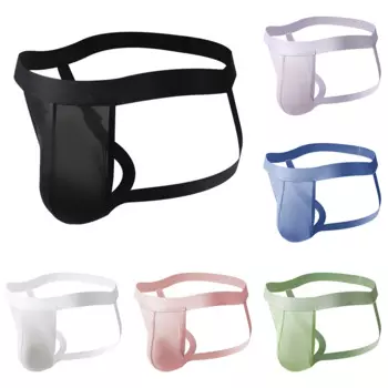 1 шт., мужские Трусы-стринги с заниженной талией