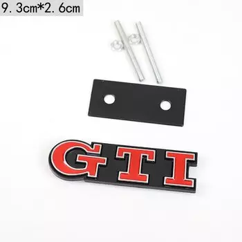 1 шт., наклейка с эмблемой автомобиля, значок передней решетки, украшение для Volkswagen GTI R-Line R Polo T5 Golf Passat Scirocco Jetta Tiguan