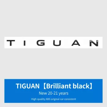 1 шт., наклейка с логотипом автомобиля из АБС-пластика, наклейка на заднюю дверь, багажник, наклейка на заднюю эмблему для VW TIGUAN 2016-2021, аксессуары для стайлинга