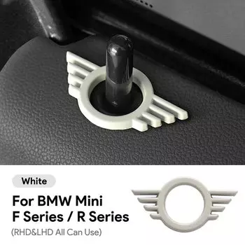 1 шт. Нежная металлическая наклейка на крыло с замком на дверь для MINI Cooper JCW F55 F56 F57 F60 R55 R56 R57, аксессуары для декора автомобиля