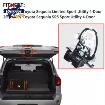 1 шт. новый 931-861 69301-0C010 693010 C010 Защелка задней двери и привод замка троса для Toyota Sequoia 2001-2007 гг.