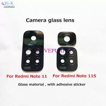1 шт. новый стеклянный объектив задней камеры для Xiaomi Redmi Note 11 11s Запасные части
