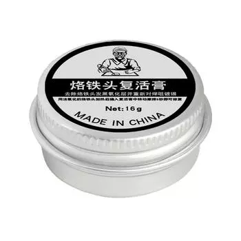 1 шт., оловянное электрическое паяльное жало с антипригарным покрытием, освежающее кремовое средство для припоя, чистая паста, воскрешающая головка наконечника, 6/16/30 г