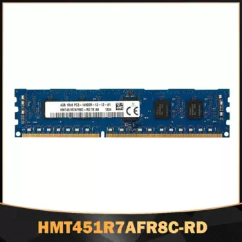 1 шт. Оперативная память 4G 4 ГБ 1RX8 PC3-14900R DDR3 1866 REG ECC для серверной памяти SK Hynix HMT451R7AFR8C-RD