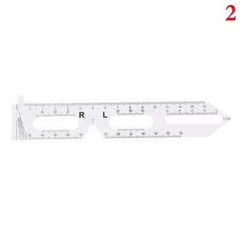 1 шт. оптическая линейка с нониусом для измерения расстояния между зрачками, офтальмологический инструмент для глаз