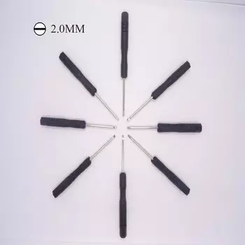 1 шт., 2 мм, маленькая отвертка с плоским лезвием для ремонта мобильных телефонов и электронных изделий отвертка