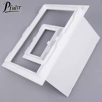 1 шт., панель доступа, инспекционное отверстие, ПВХ, дверь, стена, потолок, белая крышка люка, универсальный пластиковый пуш-тип, инспекционный порт