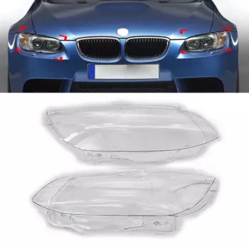1 шт. передняя фара автомобиля, крышка фары для BMW E92 E93 328i 335i 2006-2009 для M3 2008-2012