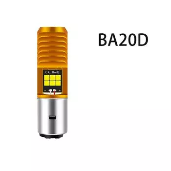 1 шт., передняя фара H4 для мотоцикла P15D H6M BA20D