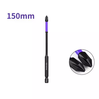 DAZZLEEX Нескользящие биты крестовые отвертки магнитные PH2 25 50 65 70 90 150 мм