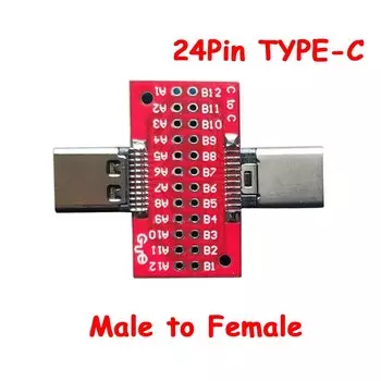 1 шт., плата-Переходник USB (Мама-папа)