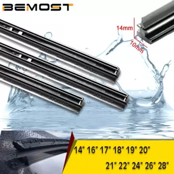 1 шт., полоса стеклоочистителя автомобиля, вставка для автомобиля, резиновая заправка 14 "16"17 "18 "19" 20 "21" 22 "24" 26 "28" FR, тип щетки стеклоочистителей, автомобильные аксессуары