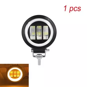 1 шт. противотуманная квадратная круглая фара для автомобильных транспортных средств и электрических скутеров, Arctic V3 +, 3 линзы, глаза ангела