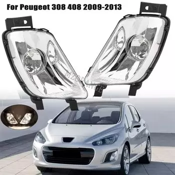 1 шт. противотуманные фары для Peugeot 408 2010 2011 2012 2013 для peugeot 308 фара противотуманная фара автомобильные противотуманные фары АКСЕССУАРЫ