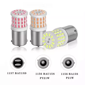 1 шт. Py21w Ba15s P21w Светодиодная лампа 1156 Bau15s Canbus 1157 Led Bay15d P21/5w автомобильная лампа указателя поворота тормоза резервного копирования