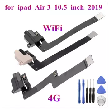 1 шт. разъем для наушников и аудиоразъема гибкий кабель для IPad Air 3 Air3 2019 10,5 дюйма запасные части