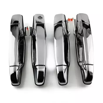 1 шт., ручка для автомобильной двери, Накладка для отделки, наружная дверная ручка для Escalade ESV EXT Tahoe Kit Of SIERRA подчеркивающая дверь, серебро 84053434 пробы