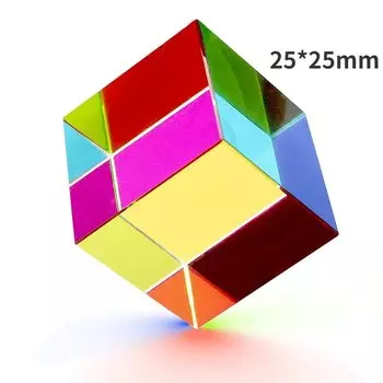 MOONBIFFY Кристальный куб-призма 25-60 мм