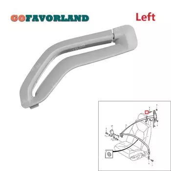 1 шт., серая накладка на передний левый или правый ремень безопасности 39966529 39966533 для Volvo XC90 2003-2014 V70 2001-2005 S60 S80
