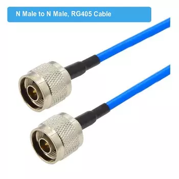 BEVOTOP BT1383-RG405 Синий коаксиальный кабель N-N 15/50/100 см