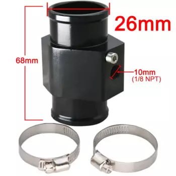 1 шт., соединительная труба для температуры воды, датчик датчика, адаптер для шланга радиатора 26 мм, 28 мм, 30 мм, 32 мм, 34 мм, 36 мм, 38 мм, 40 мм, адаптеры для температуры воды