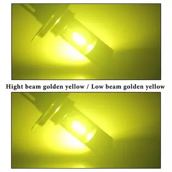 1 шт. светодиодная фара для мотоцикла H4 Лампа ближнего/дальнего света BA20D P15D светодиодные супер яркие 3030 12SMD двухцветные Противотуманные фары для скутера мотоцикла
