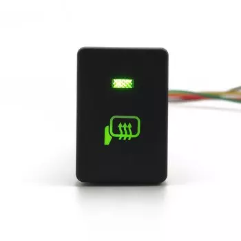 1 шт. светодиодный автомобильный зеркало заднего вида, кнопка переключения обогрева с соединительным проводом для Toyota PRADO 2010-2019, автомобильные аксессуары