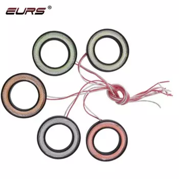 1 шт. светодиодный ная лампа «ангельские глазки», кольцевая лампа с ореолом, Автомобильные дневные ходовые огни 64 мм, 76 мм, 89 мм, DRL, противотуманные фары, Стайлинг светильник декоративсветильник фары