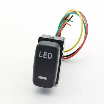 1 шт. светодиодный переключатель включения и выключения дневных ходовых огней DRL, кнопочный переключатель зеркала для Mitsubishi Pajero V73 V93 V97 Lancer X