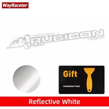 1 шт. светоотражающая боковая наклейка на капот, крышка двигателя, Mountain Rubicon Unlimited Edition, виниловая наклейка для Jeep Wrangler JL JK TJ YJ