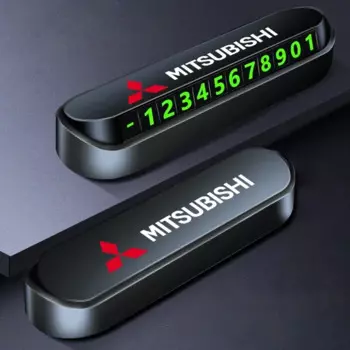 1 шт. светящаяся автомобильная временная парковочная карта, наклейка с номером телефона для Mitsubishi Asx Outlander xl 3 lancer Pajero 4 l200 EVO