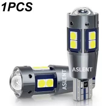 1 шт., T10 W5W 168 192 светодиодный задний фонарь 3030 10smd 12 В для автомобильной светодиодной лампы CANBUS без ошибок, автомобильная габаритная лампа для парковки