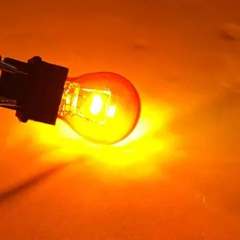 1 шт. T25 3156 3157 P27W 12 В 27 Вт прозрачная автомобильная внешняя лампа указателя поворота галогенная лампа высокого качества Янтарный белый Красный