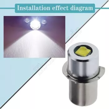 1 шт. теплый белый/белый P13.5S PR2 3W светодиодный обновленная лампа для Maglite замена лампы фонарь вспышка светильник 4V-24V 3В 4,5 V 6V 12V 18V DC