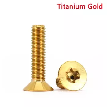1 шт. титановый болт M4 M5 M6 M8 Torx с плоской потайной головкой, винты с крышкой масляной чашки, переоборудованные для мотоцикла, длина 8-40 мм TC4