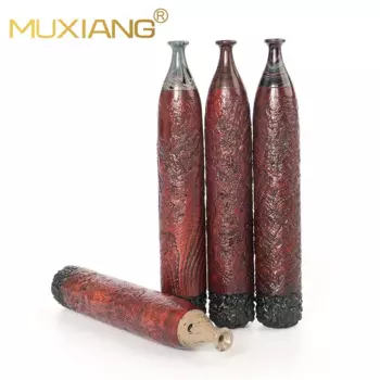 1 шт. торпедическая трубка MUXIANG для табака сигары Briarwood трубка свободного цвета трубка с отверстием Съемная пескоструйная трубка из цельной древесины