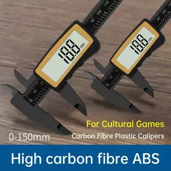 1 шт. Углеродное волокно высокоточные полные штангенциркули 0-150 мм электронные цифровые штангенциркули измерительный инструмент