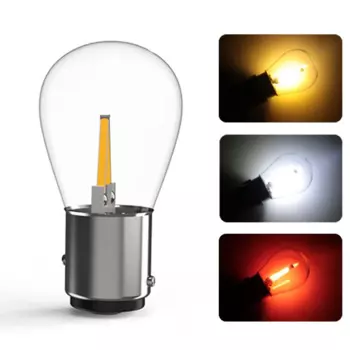 1 шт. Улучшенный P21/5 Вт 2 нитей Led 1157 стоп-сигнал s лампа Высокая яркость BAY15D Светодиодные Автомобильные лампы светильник L Желтый Красный Белый 12 В