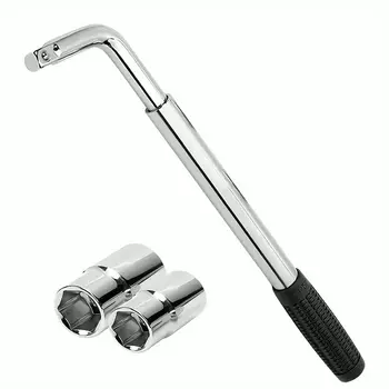 1 шт. универсальные двухсторонние Торцевые гаечные ключи 17/19 21/23 мм набор хромированный раздвижной автомобильный колесный Скоба гаечный ключ для шин для автомобиля фургона Тру