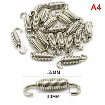 1 шт. универсальные Пружинные Крючки из нержавеющей стали для мотоцикла Akrapovic Sc, конструкция выхлопной трубы, крючки для выхлопной пружины, аксессуары