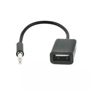 1 шт. Универсальный 3,5 мм штекер AUX аудио разъем к USB 2,0 разъему конвертер автомобильный адаптер кабель Mp3 автомобильные электронные аксессуары