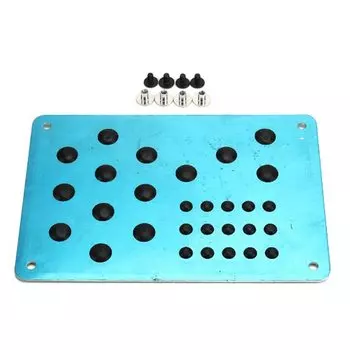 1 шт. Универсальный Серебряный автомобильный напольный коврик, накладка на пятку, нескользящий коврик, накладка из автомобильного сплава, износостойкая противоскользящая накладка