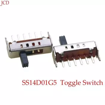 1 шт. вертикальный переключатель SS14D01, 6-контактный прямой ножкой, 4-позиционный переключатель для игрушечной машины 1P4T