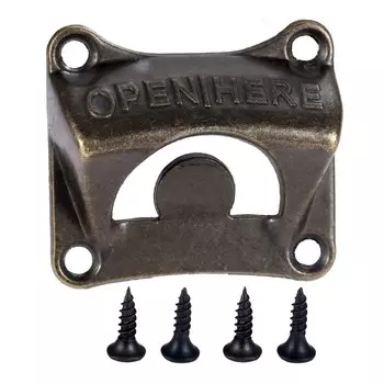 Винтажная настенная открывалка для бутылок из цинкового сплава